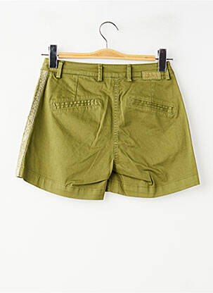 Short taille à pinces taille normale vert PAKO LITTO femme