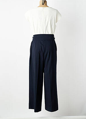 Combi-pantalon tissage crêpe manches courtes beige BETTY BARCLAY femme