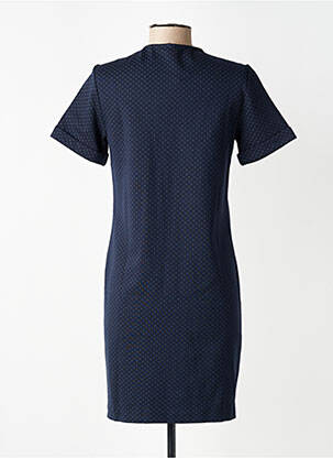 Robe courte manches courtes manches courtes bleu I.CODE (By IKKS) femme