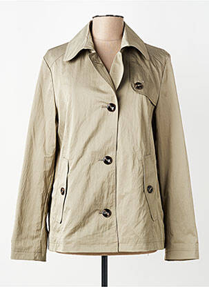 Trench poches sans capuche vert BETTY BARCLAY femme