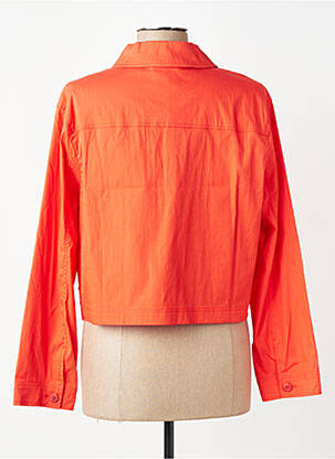 Veste casual poignets boutonnés avec fente orange ROBE LEGERE BY VERA MONT femme