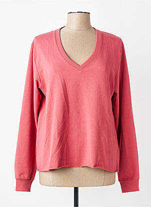 Sweat-shirt stretch manches longues rose ANONYM APPAREL femme