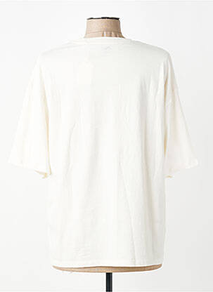 T-shirt imprimé fantaisie manches courtes beige MKT STUDIO femme