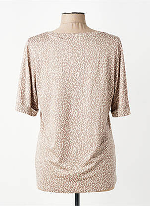 T-shirt stretch manches courtes beige STREET ONE femme