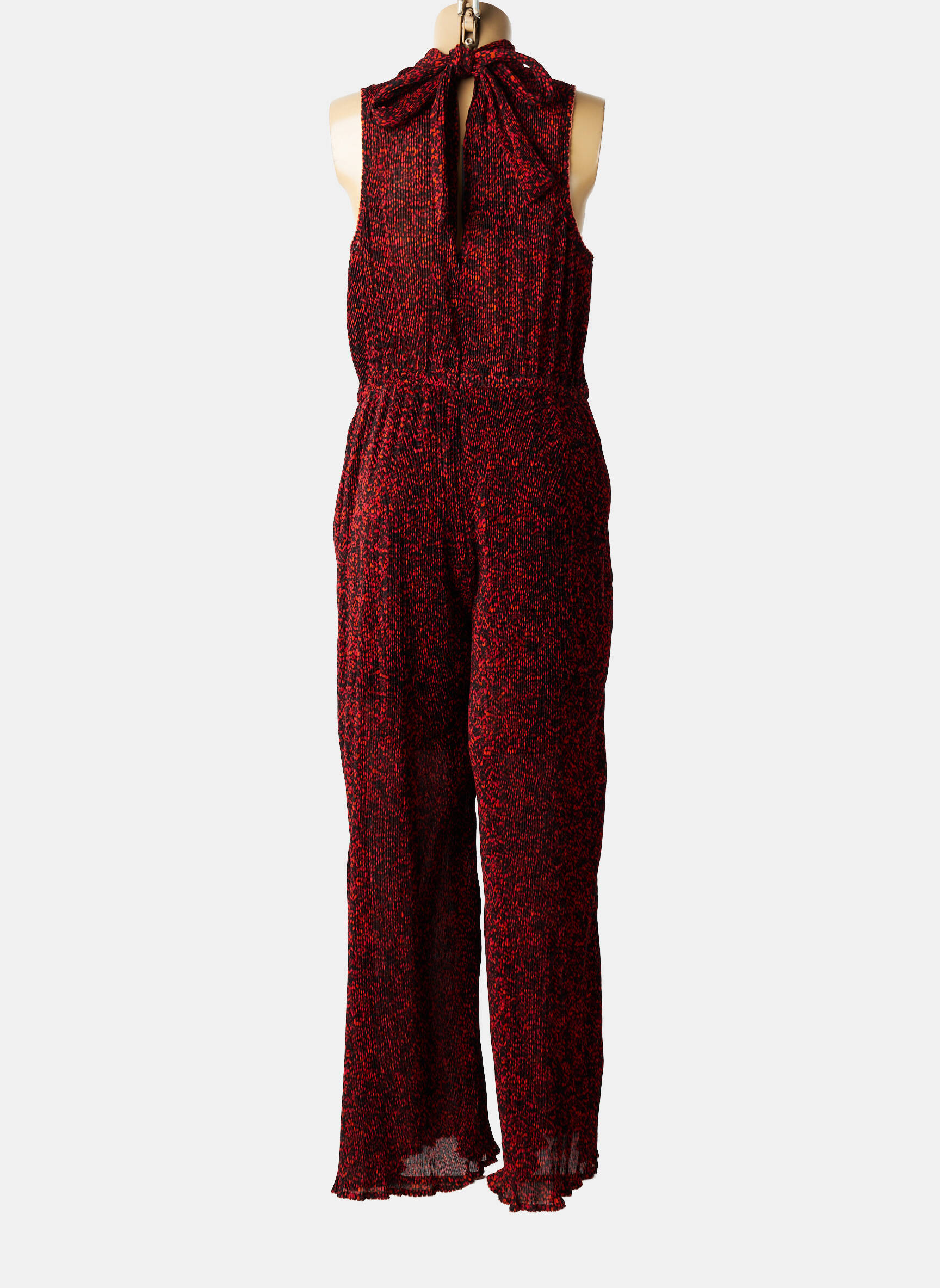 Combi-pantalon tissage crêpe sans manche orange SCOTCH & SODA femme