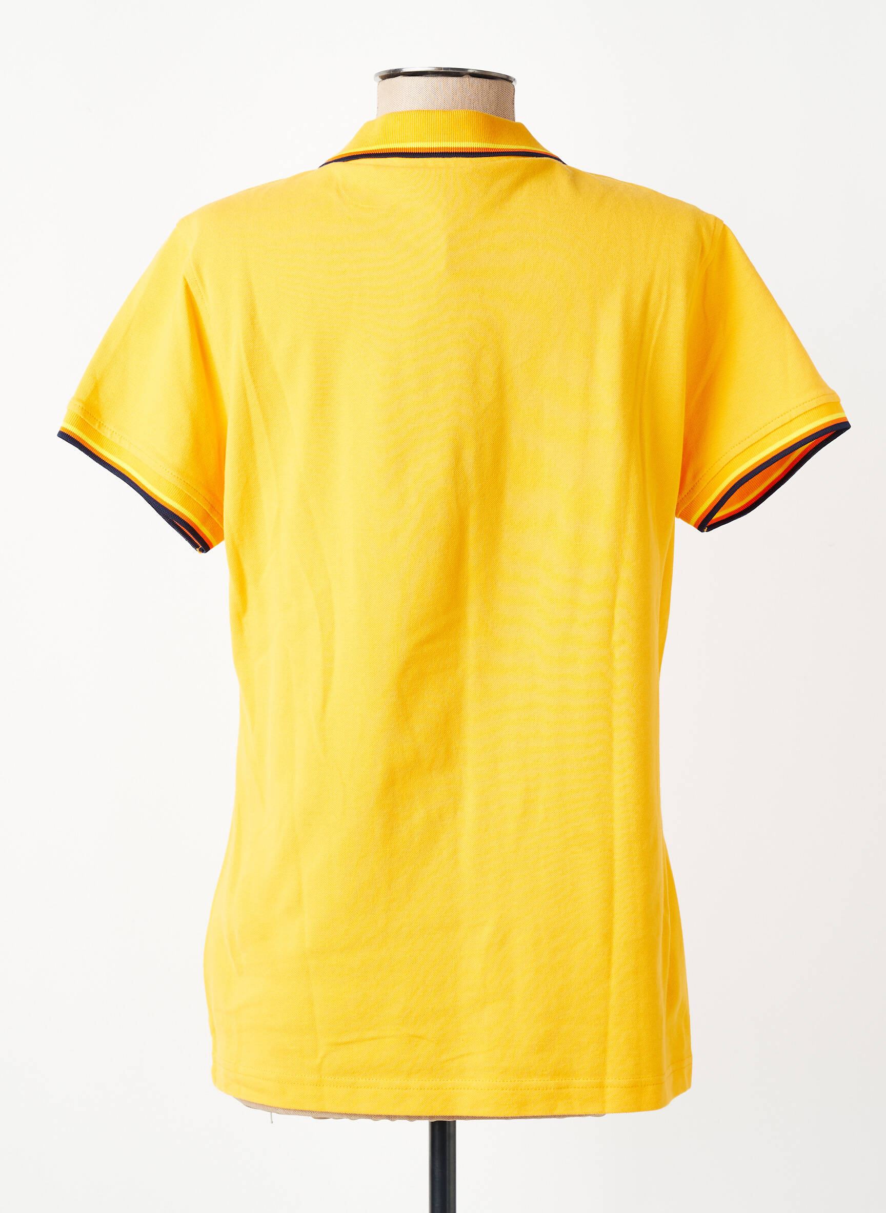 Polo stretch manches courtes orange KWAY femme