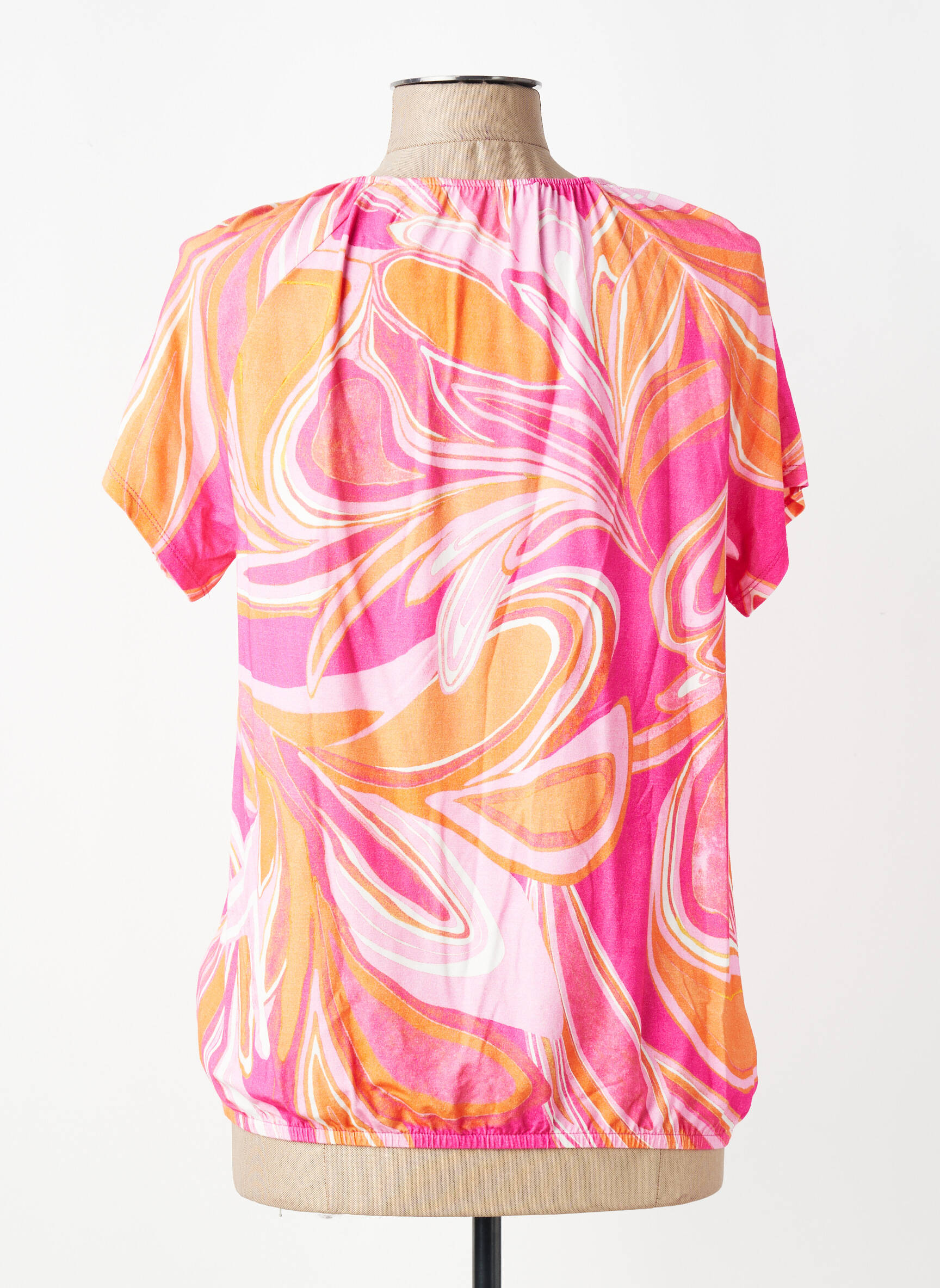 T-shirt imprimé fantaisie manches courtes rose BETTY BARCLAY femme