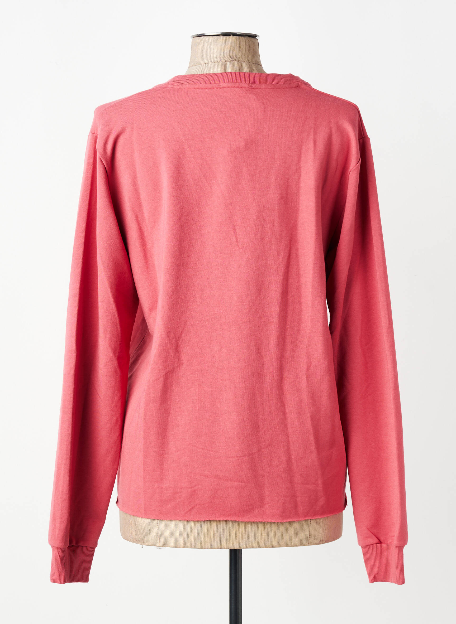Sweat-shirt stretch manches longues rose ANONYM APPAREL femme