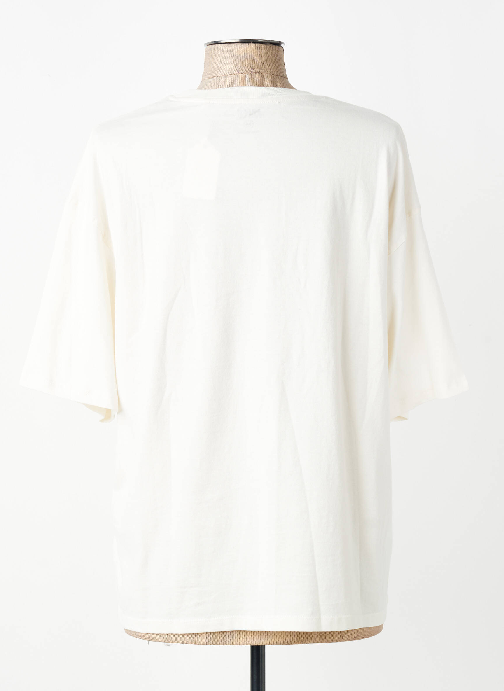 T-shirt imprimé fantaisie manches courtes beige MKT STUDIO femme