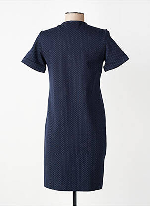 Robe courte manches courtes manches courtes bleu I.CODE (By IKKS) femme