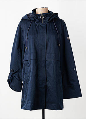 Imperméable capuche amovible a capuche bleu BETTY BARCLAY femme