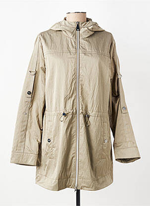 Imperméable manches longues sans capuche vert BETTY BARCLAY femme