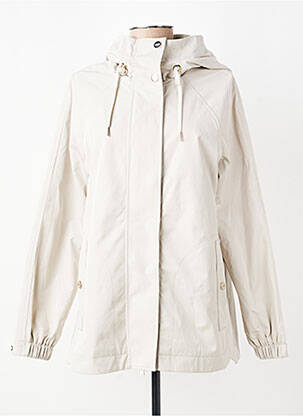 Imperméable finition intérieure doublure satiné a capuche beige BETTY BARCLAY femme