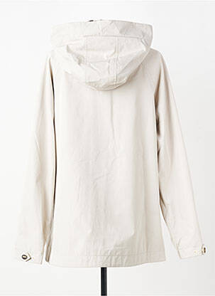 Imperméable finition intérieure doublure satiné a capuche beige BETTY BARCLAY femme