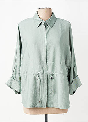 Veste casual col chemisier vert BETTY BARCLAY femme