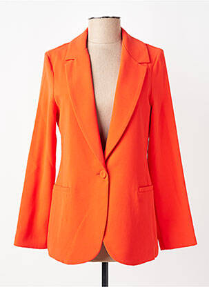 Blazer poches orange SIGNE NATURE femme