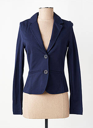 Blazer coupe cintrée bleu SIGNE NATURE femme