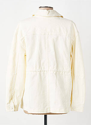 Veste casual poignets boutonnés avec fente jaune HOD femme