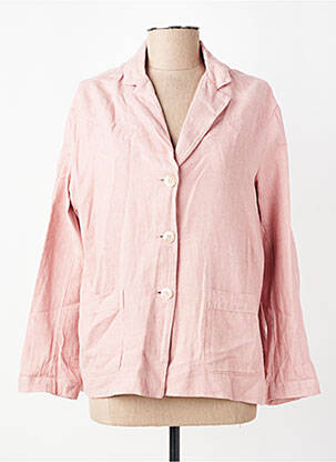 Blazer poches rose O'MER femme