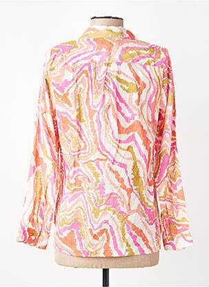 Chemisier tissage crêpe manches longues rose LA PETITE FRANCAISE femme
