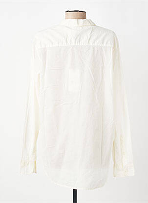 Chemisier coupe cintrée manches longues beige AMOUR femme