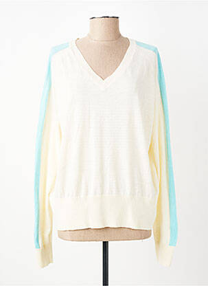 Pull stretch manches longues jaune ORFEO femme