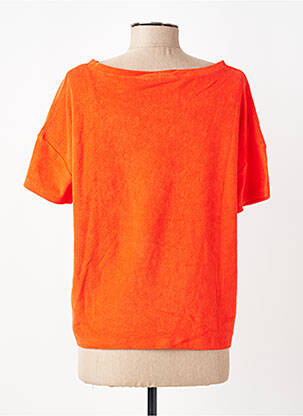 T-shirt coupe droite manches courtes orange ANONYM APPAREL femme