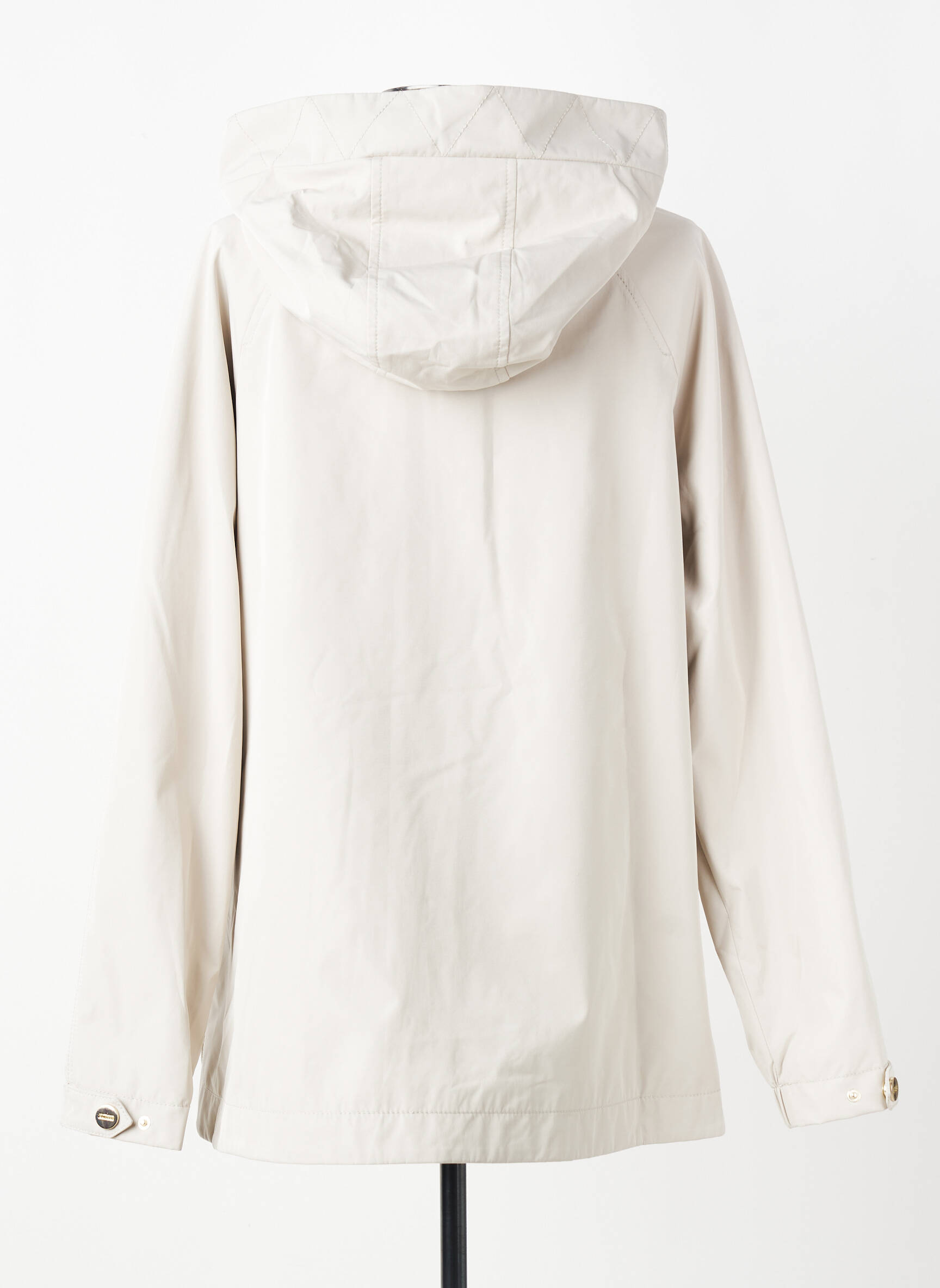 Imperméable finition intérieure doublure satiné a capuche beige BETTY BARCLAY femme