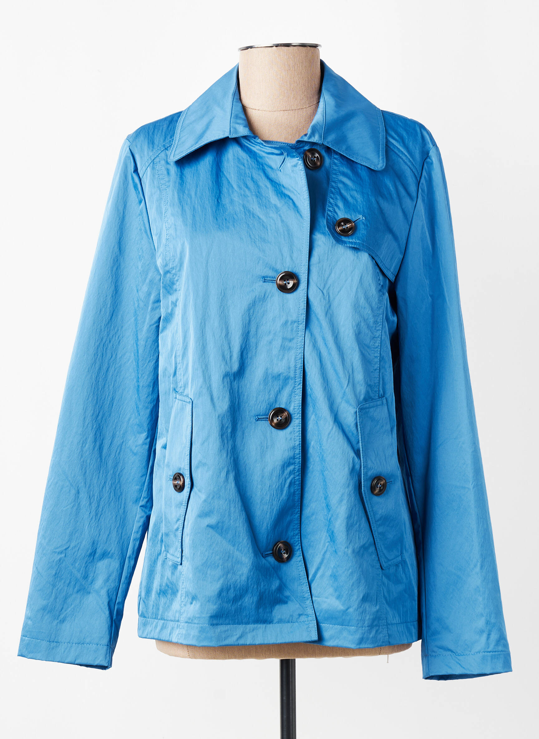 Veste casual coupe droite bleu BETTY BARCLAY femme