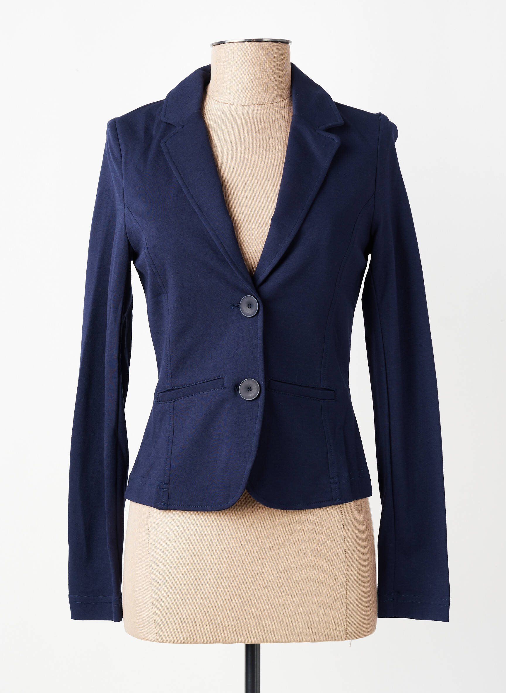 Blazer coupe cintrée bleu SIGNE NATURE femme