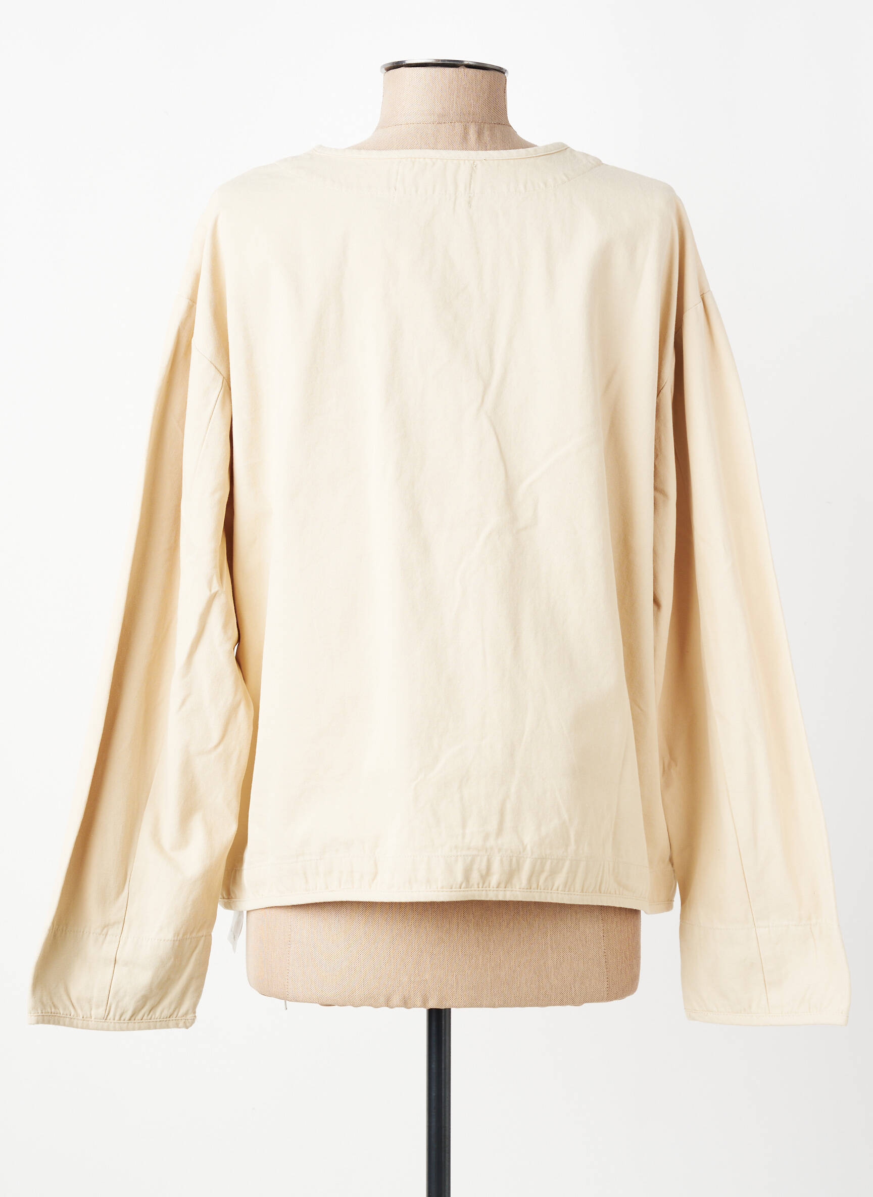 Veste casual col rond beige LANIDOR femme