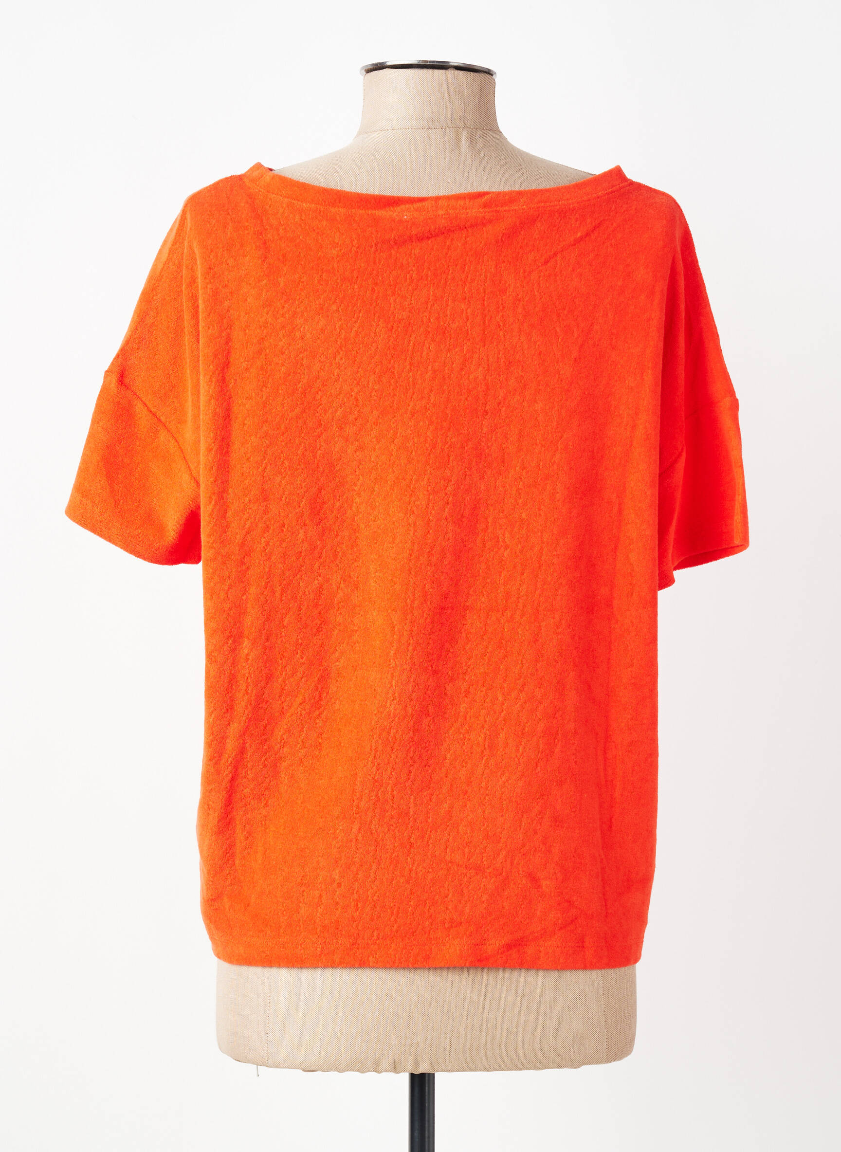 T-shirt coupe droite manches courtes orange ANONYM APPAREL femme