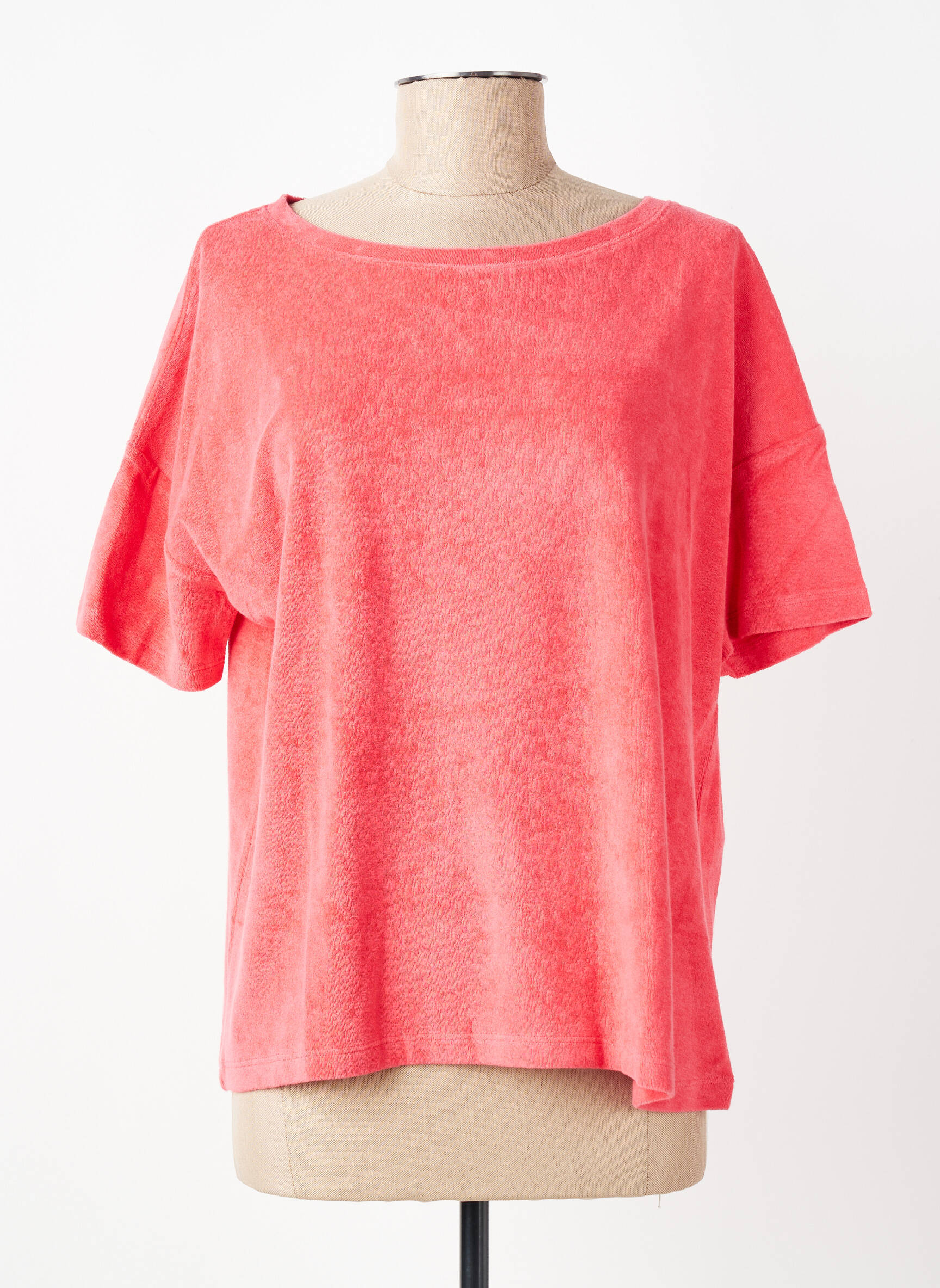 T-shirt coupe droite manches courtes rose ANONYM APPAREL femme