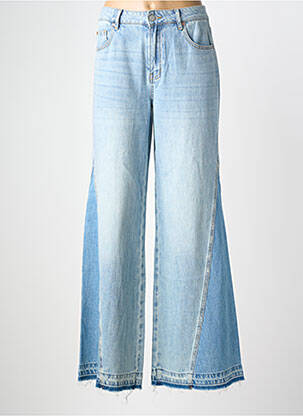 Jeans coupe large stretch taille normale bleu MKT STUDIO femme