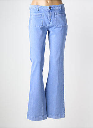 Jean coupe flare stretch taille normale bleu MKT STUDIO femme