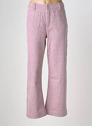 Jeans coupe droite taille normale taille normale rose MKT STUDIO femme
