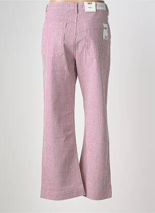 Jeans coupe droite taille normale taille normale rose MKT STUDIO femme