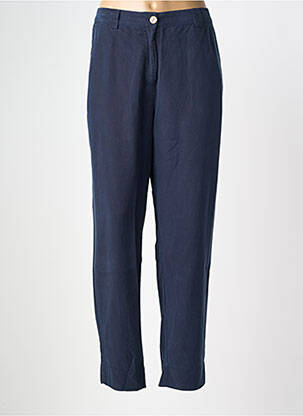 Pantalon chino taille basse taille basse bleu NICE THINGS femme