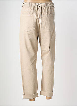 Jeans coupe droite taille normale taille normale beige HOD femme