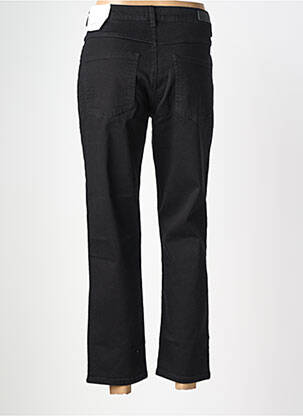Jeans coupe droite stretch taille normale noir ICHI femme