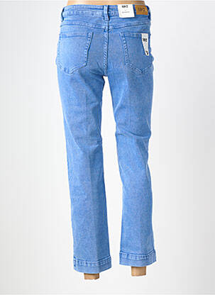 Jeans coupe droite stretch taille normale bleu MKT STUDIO femme