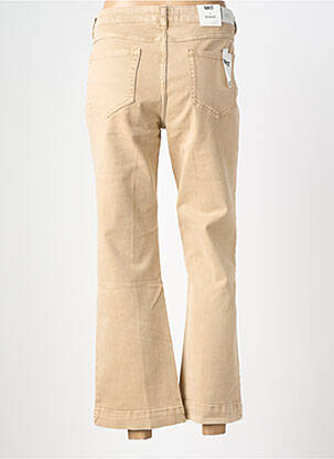 Jeans coupe droite stretch taille normale beige MKT STUDIO femme
