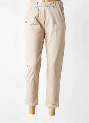 Pantalon droit taille normale taille normale beige PAKO LITTO femme