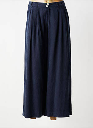 Pantalon 7/8 taille élastique taille normale bleu NICE THINGS femme