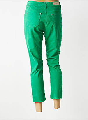 Pantalon 7/8 stretch taille normale vert SIGNE NATURE femme