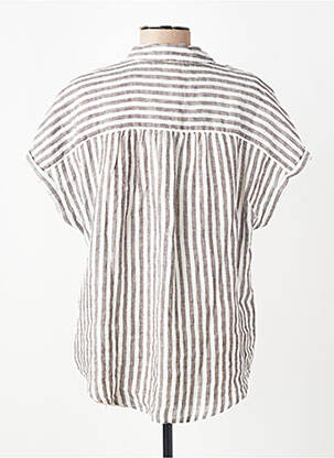 Chemisier manches courtes manches courtes gris STREET ONE femme