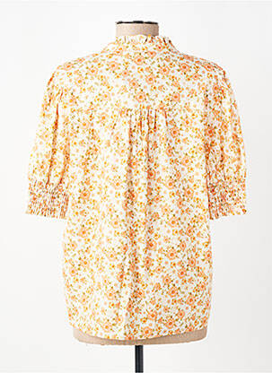 Chemisier manches courtes manches courtes orange B.YOUNG femme