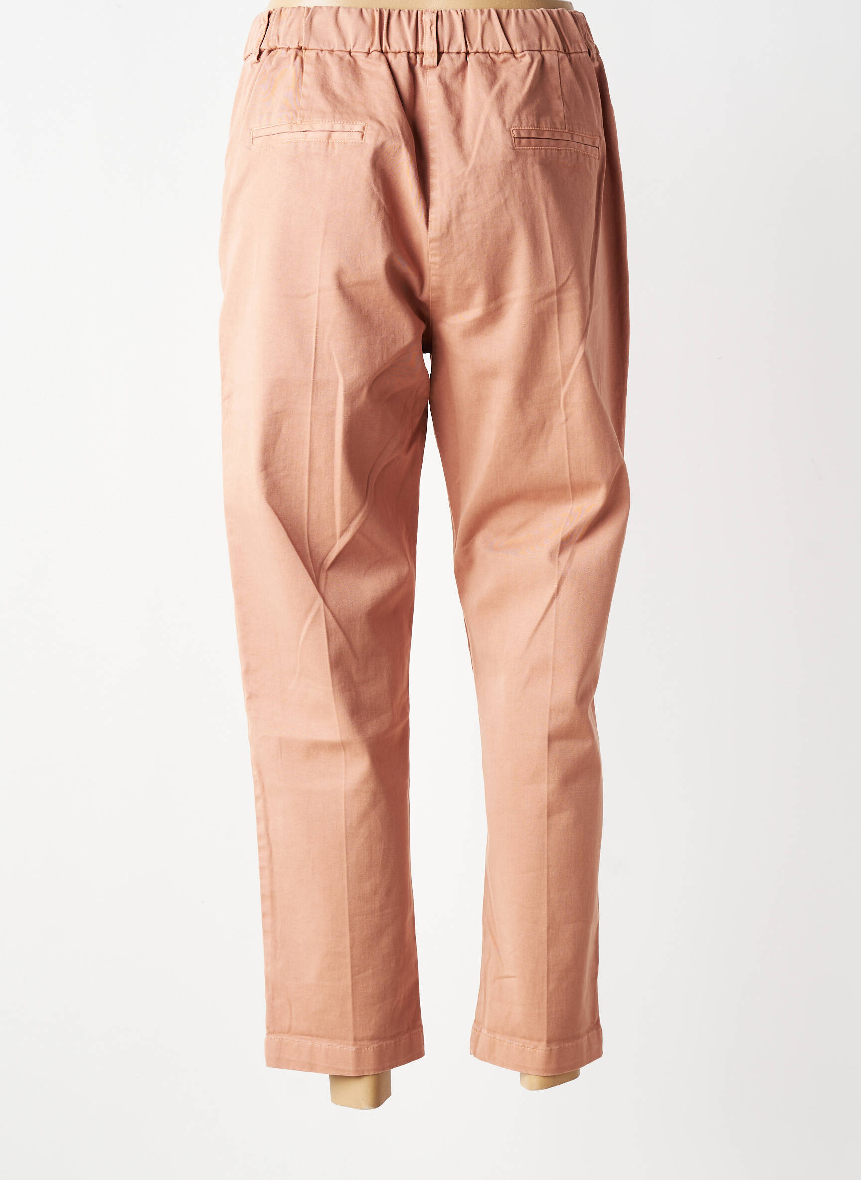 Pantalon droit taille normale taille normale rose PAKO LITTO femme