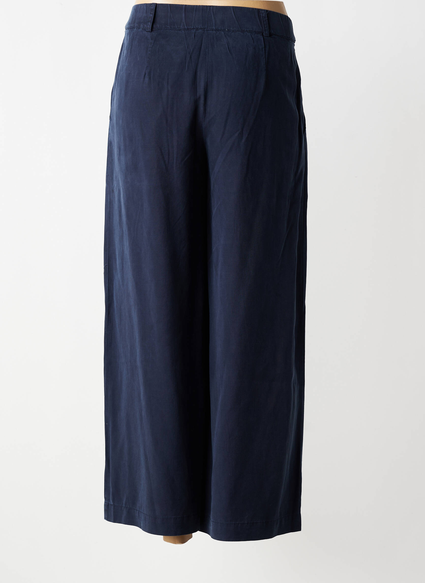 Pantalon 7/8 taille élastique taille normale bleu NICE THINGS femme