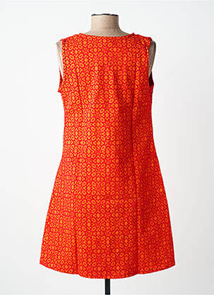 Robe courte sans manche sans manche orange SINOE BY BAMBOO'S femme